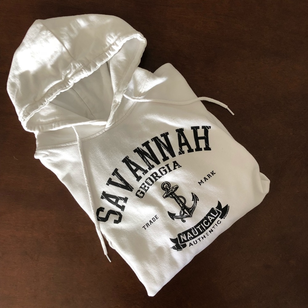 Large White “Savannah, Georgia” Hoodie